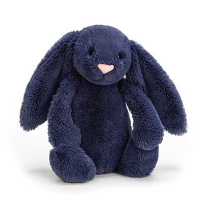 Peluche Lapin Bashful jellycat S/M - Navy