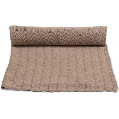 Couverture tricot pointelle konges - Sahara