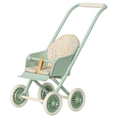 Poussette maileg stroller bleu vert / Mint - Micro