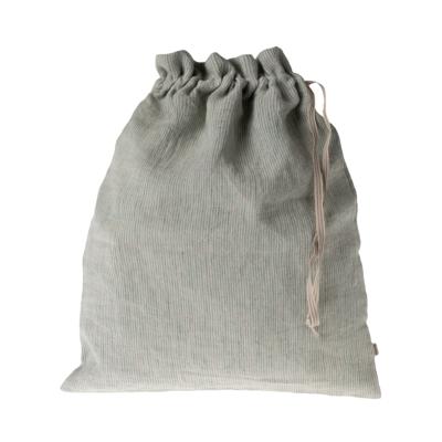 Sac en tissu / emballage cadeau maileg - rayures vertes