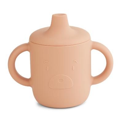 Tasse d'apprentissage à bec Ours - Mr Bear tuscany rose