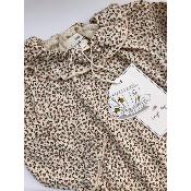 Body Chleo Col avec volant - Milk Tan