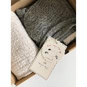 Coffret cadeau Naissance / 1 à 9 mois  - gris chiné