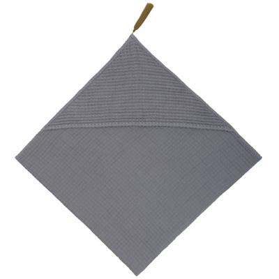 Cape de bain numero 74 Waffle BIO - stone grey S045