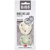 Sucettes Bibs De Lux  - Ivoire / vert amande