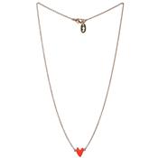 Collier Cranberry - vermillon