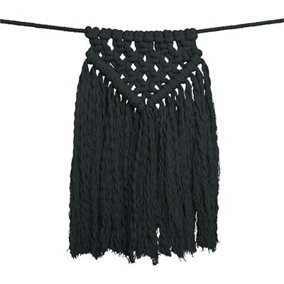 Guirlande tissée Macramé - anthracite