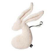 Doudou lapin attache-tétine mies and co - Naturel