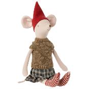 Grande souris maileg Noël Fille - Medium