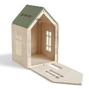 Maison de poupée en bois avec magnets Babai taille L - Khaki 