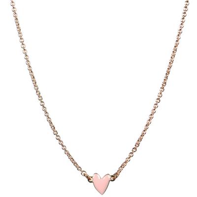 Collier coeur Grant - Rose