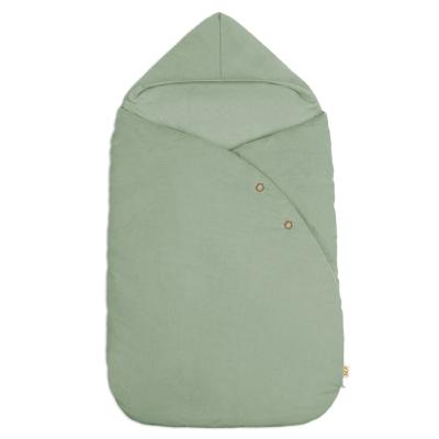 Chancelière Cocoon numero 74 velours bio - Sage green S049