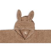 Poncho de bain enfant Jollein - lapin Biscuit