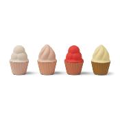 4 jouets gâteaux cupcakes liewood Kate - rose multi mix