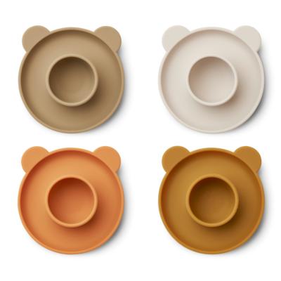 4 coquetiers pour enfant Ours Janus - Mr Bear oat multi mix