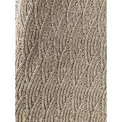 Couverture tricot pointelle konges - Beige / Moonlight