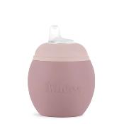 Gourde tasse d'apprentissage Bubble ELHEE - rose blush / nude