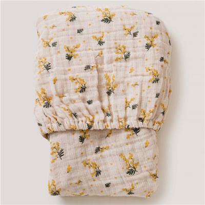 Drap housse Enfant mousseline - Mimosa