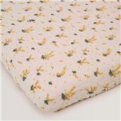 Drap housse Enfant mousseline - Mimosa