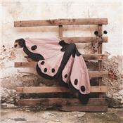 Ailes de papillon Lucy N74 et headband - rose fané / dusty pink S007