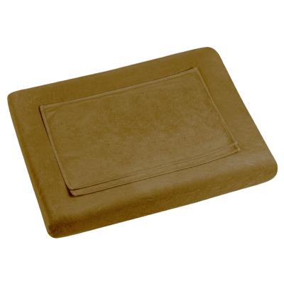 Housse matelas à langer n74 velours - antique bronze S050