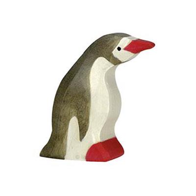 Figurine en bois - Pingouin P