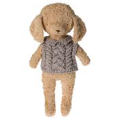 Peluche chien chiot caniche Puppy Maileg - bandana et pull heather