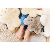 Peau de mouton Tapis Ours / Ourson plat FLATOUTbear - Baby milk