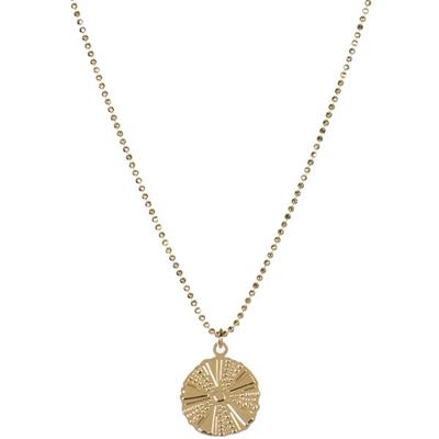 Collier coquillage Newport doré