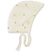 Bonnet naissance Helmet Coton Bio - Marine off white