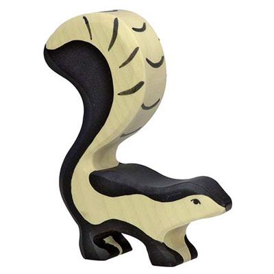 Figurine en bois - Mouffette