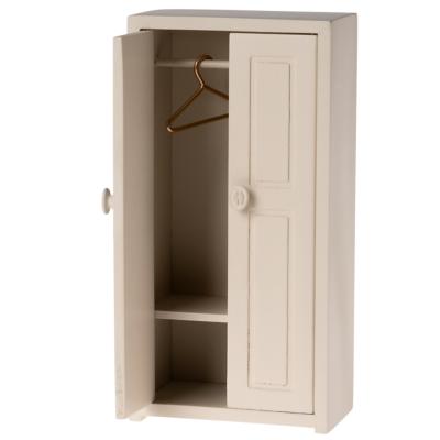 Petite armoire maileg vintage bois souris - blanc naturel