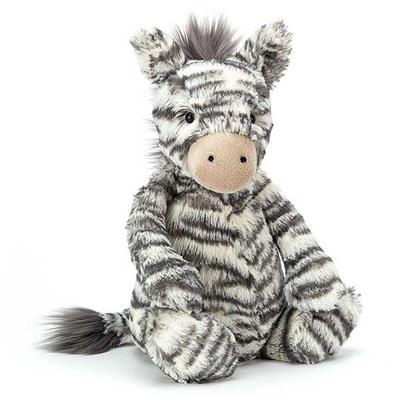 Peluche zèbre Bashful  jellycat - M