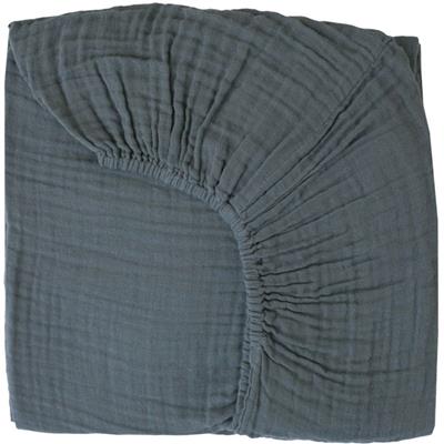 Drap housse numero 74 - bleu gris / ice blue S032