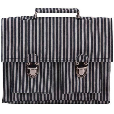 Mini cartable bretelles Jean - Stripes