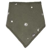 Set 2 Bavoirs bandana Jollein Stargaze - leaf green