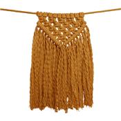 Guirlande tissée Macramé - ocre gold