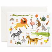 Carte anniversaire Rifle Paper Co - Party Animals