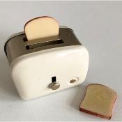 Mini toaster grille-pain maileg - off-white