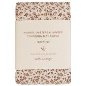 Drap / housse matelas  langer 50 x 70 cm - Hibiscus