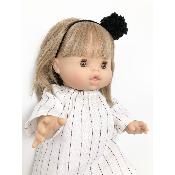 Poupée fille Minikane / Baby Doll Zoé - Pom Pom Black and White 