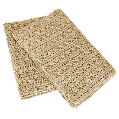 Couverture numero 74 Crochet Bio Tara - mellow yellow S048