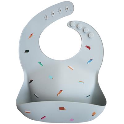 Bavoir Bib silicone souple - voitures rétro