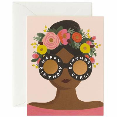 Carte anniversaire - Flower crown