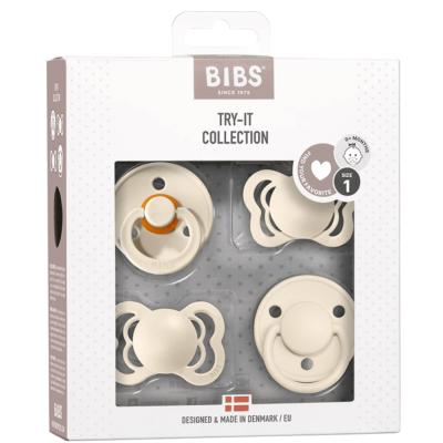 Coffret d'essai Try It Sucettes/Tétines Bibs - Ivoire