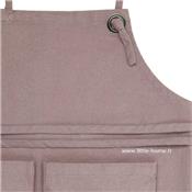 Tablier enfant numero 74 - rose fané / dusty pink