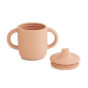 Tasse d'apprentissage à bec Ours - Mr Bear tuscany rose