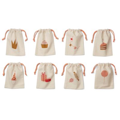 8 Petits sacs emballage cadeau durable Darcey - Birthday multi mix