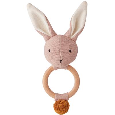 Hochet Aria Liewood - Lapin rose