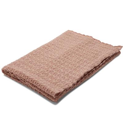 Couverture Naissance laine - Rose Blush